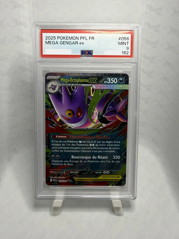 Pokémon PSA 9 - Méga-Ectoplasma ex 056 - ME2 PFL FR