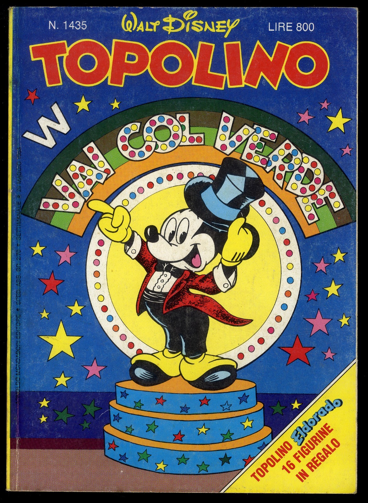 TOPOLINO N° 1435 - 29 MAGGIO 1984 - SENZA FIGURINE - CONDIZIONI BUONO / OTTIMO