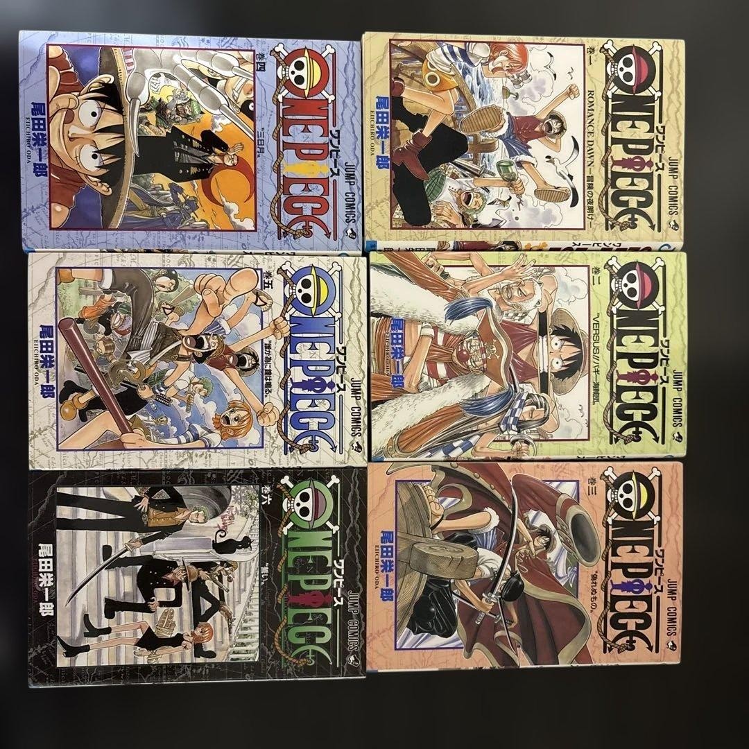 One Piece ONE PIECE Volumi da 1 a 6 set completo prima edizione