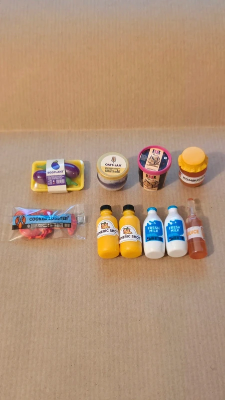 Mini brands fill the kitchen