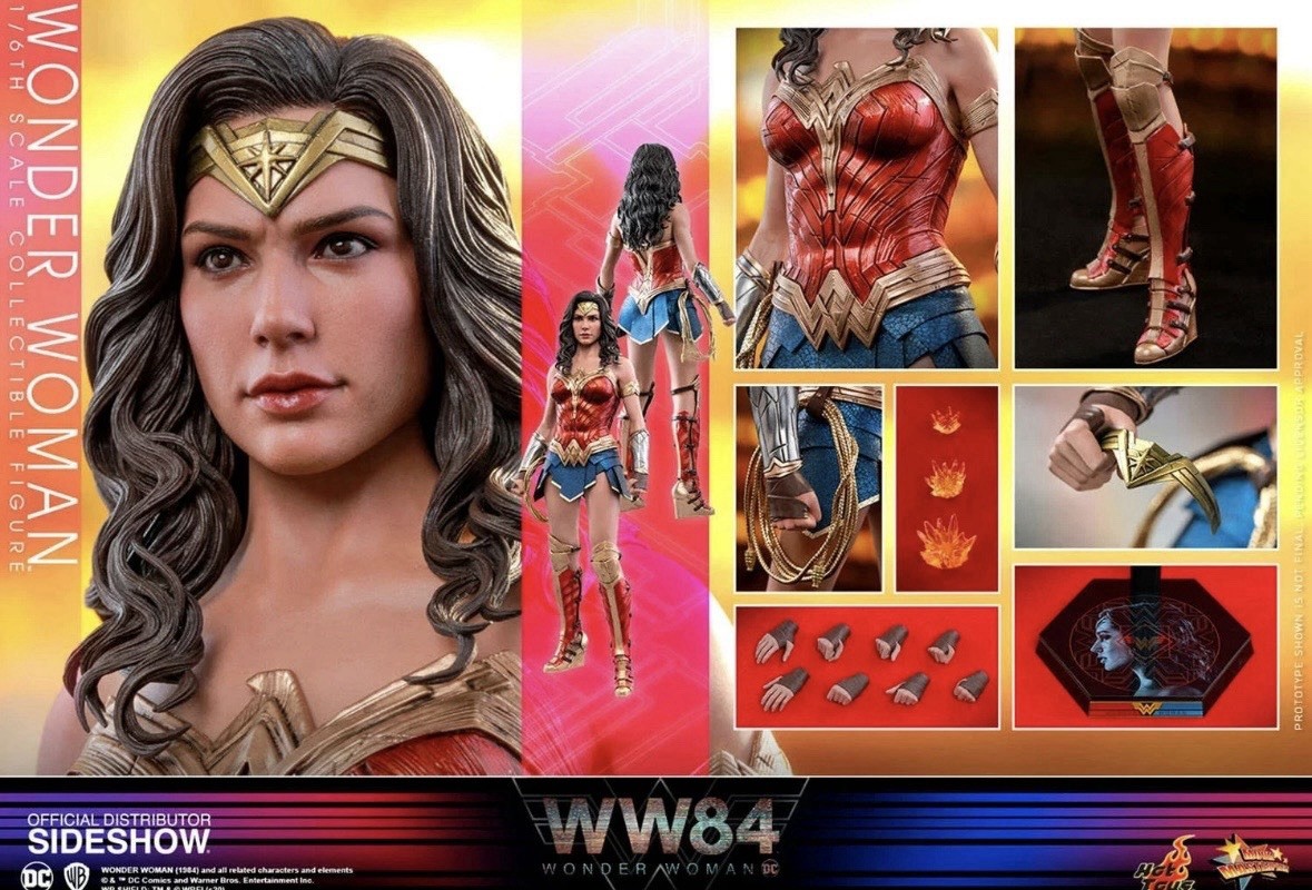 Hot Toys MMS584 WW1984 WONDER WOMAN EDIZIONE REGOLARE SIGILLATO