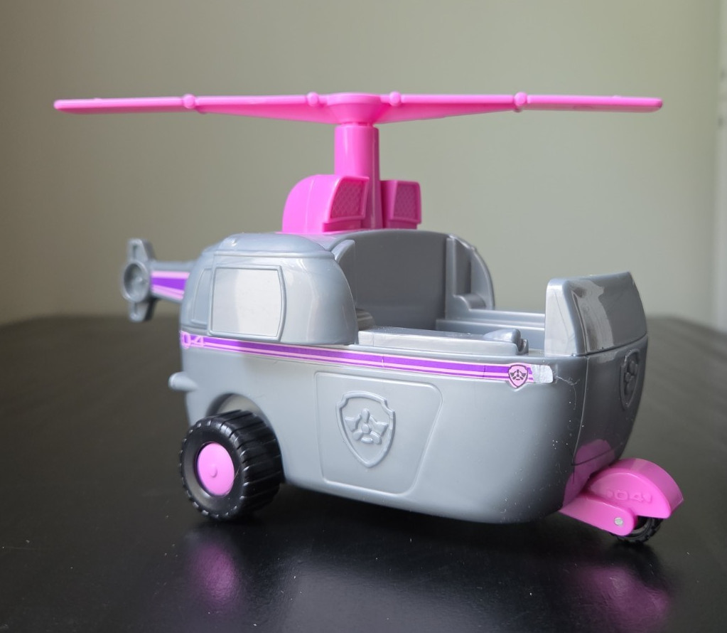 Paw Patrol Rescue Pups Skye 7" Elicottero Veicolo Spin Master Giocattolo