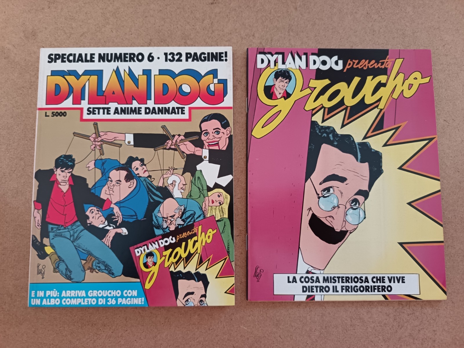 1907A DYLAN DOG SPECIALE N° 6 1992 + ALBO GROUCHO BONELLI ED. OTTIMO