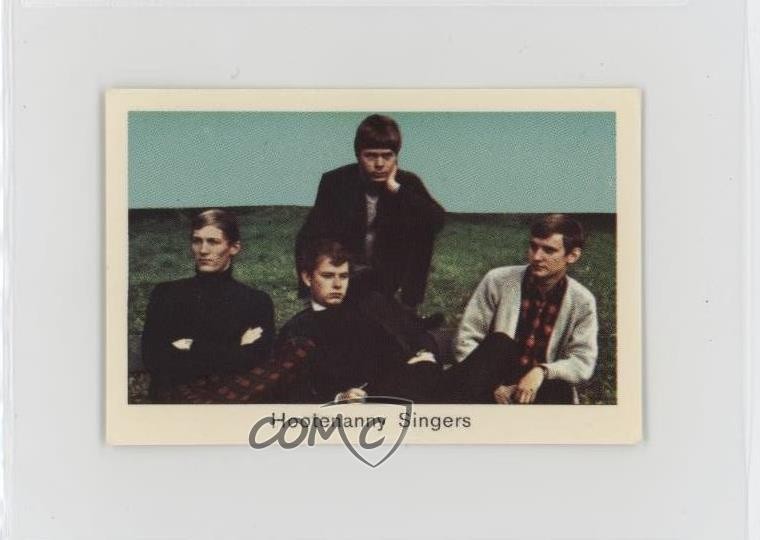 1966-68 Dutch Gum TV66-TV68 Popbilder Unnumbered Series Hootenanny Singers 06e0