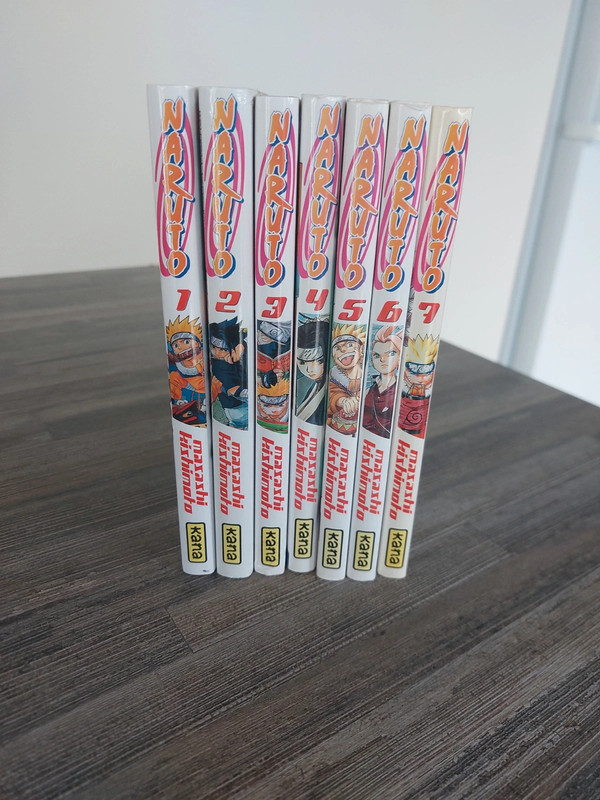 Naruto tome 1 à 7