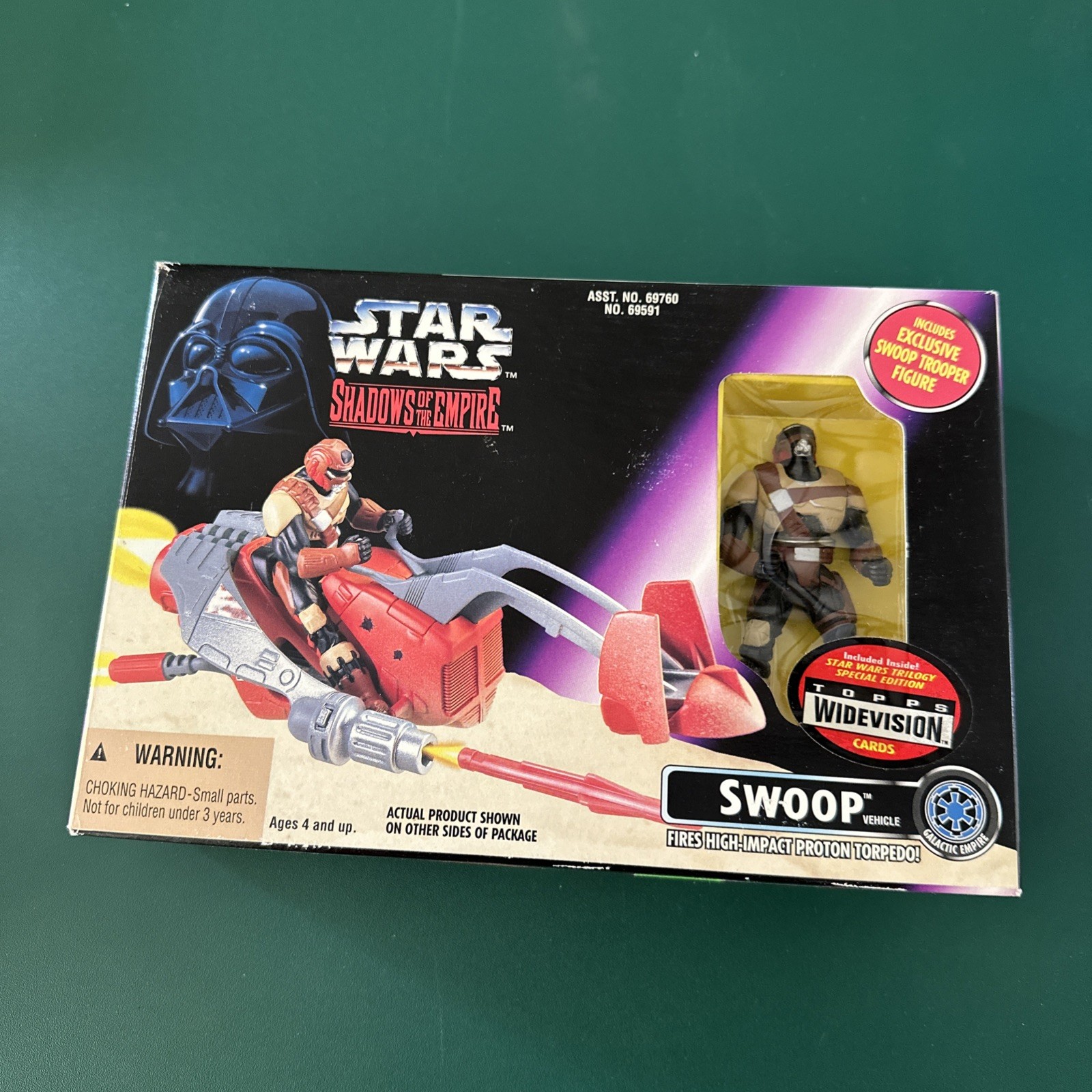 STAR WARS Shadows Of The Empire Swoop Vehicle w/Swoop Trooper Figure 1996 Kenner