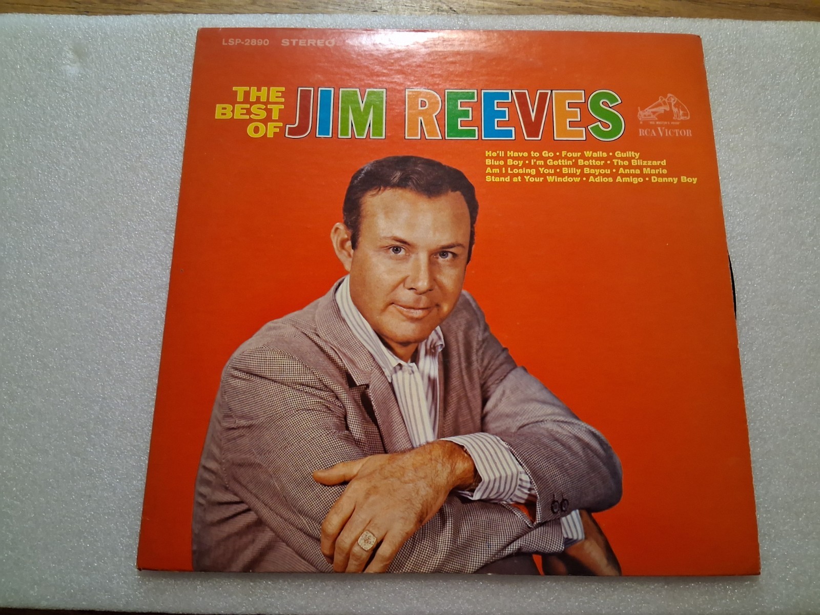Jim Reeves The Best of by RCA Victor Records 33rpm VINYL LP Record
