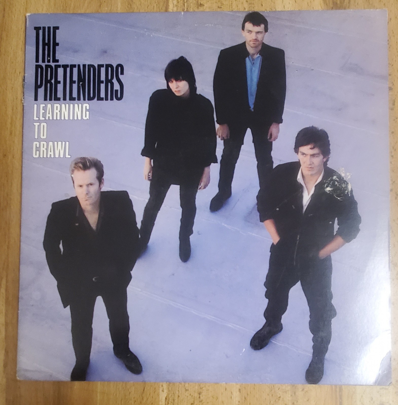 The Pretenders Learning To Crawl LP Vinyl Record 1984 Sire G/VG