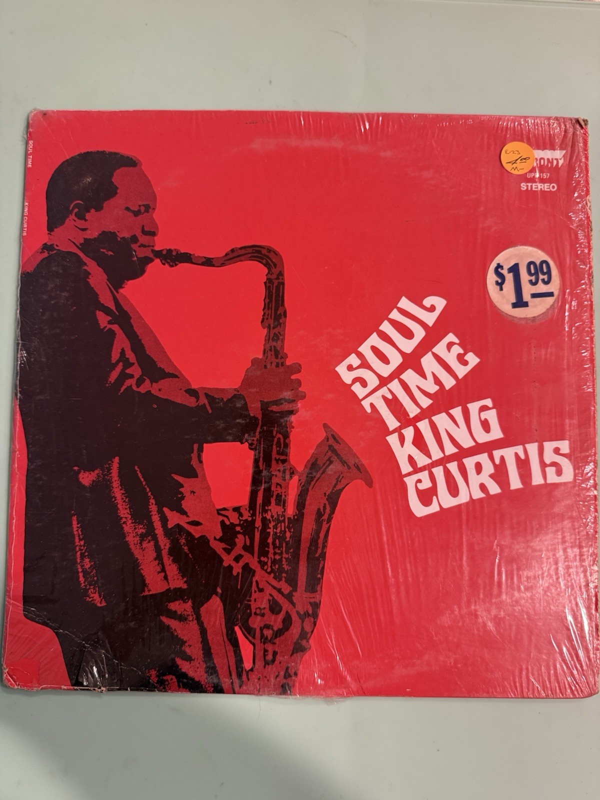 KING CURTIS - Soul Time ~ 1972 UP FRONT UFR 157   Vinyl. Groovin’ with the King