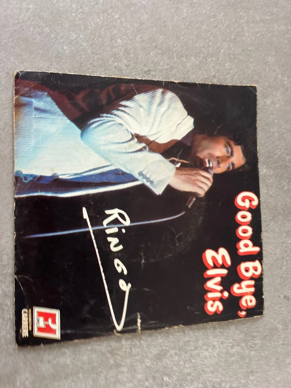 Vinyle ringo good bye Elvis