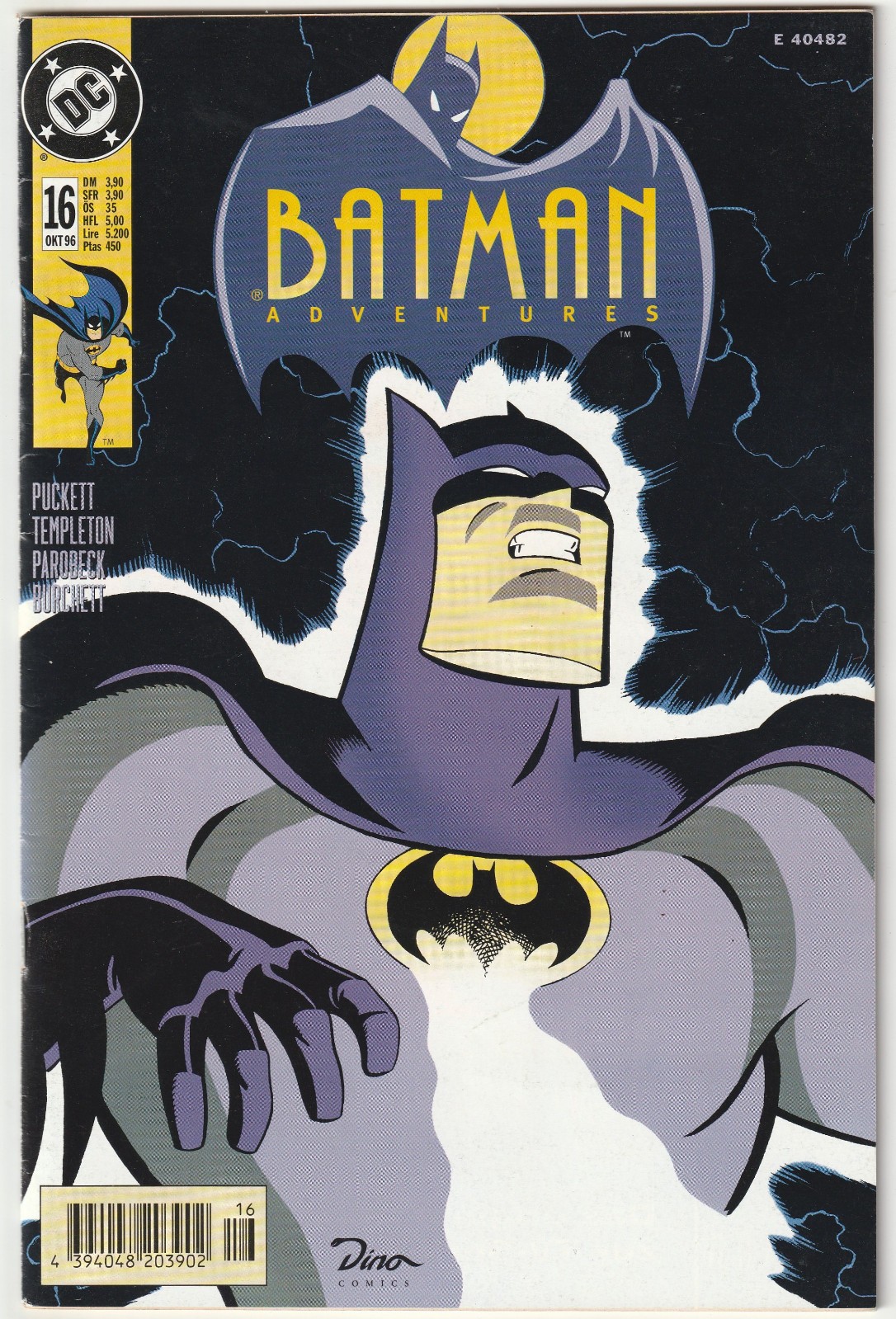 ✪ BATMAN ADVENTURE #16, DINO 1996 FUMETTO NUOVO TOP Z0-1