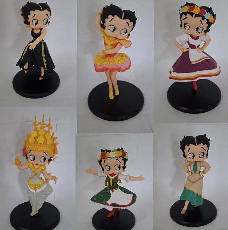 Lot 6 Figurine Betty Boop Haut 12 cm Neuf boite d'origine
