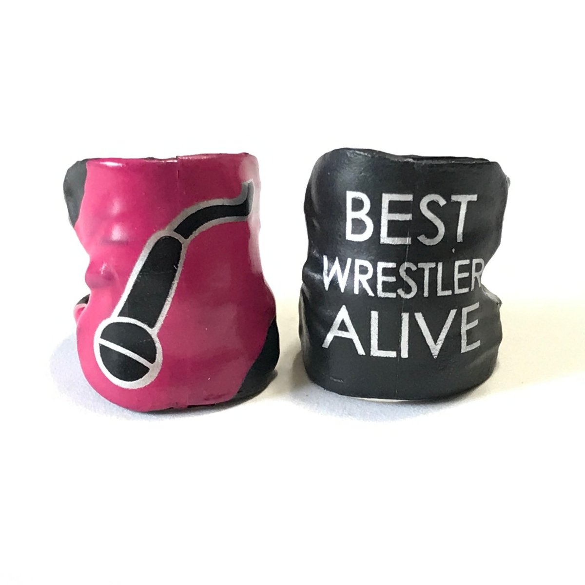 AEW Unrivaled Male Knee Pads Custom Fodder Max Caster