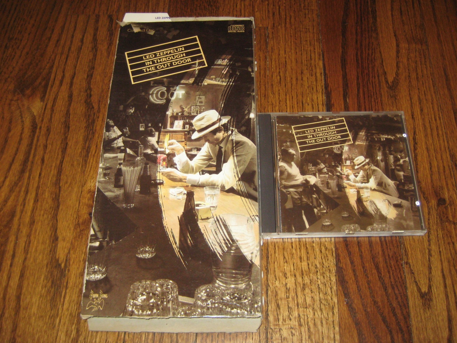 Led Zeppelin In Through The Out Door Longbox and cd-Rare!