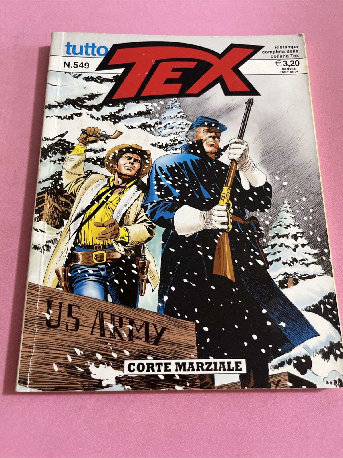 GIORNALINO FUMETTO TEX COLLEZIONE N. 549 Corte Marziale- VINTAGE