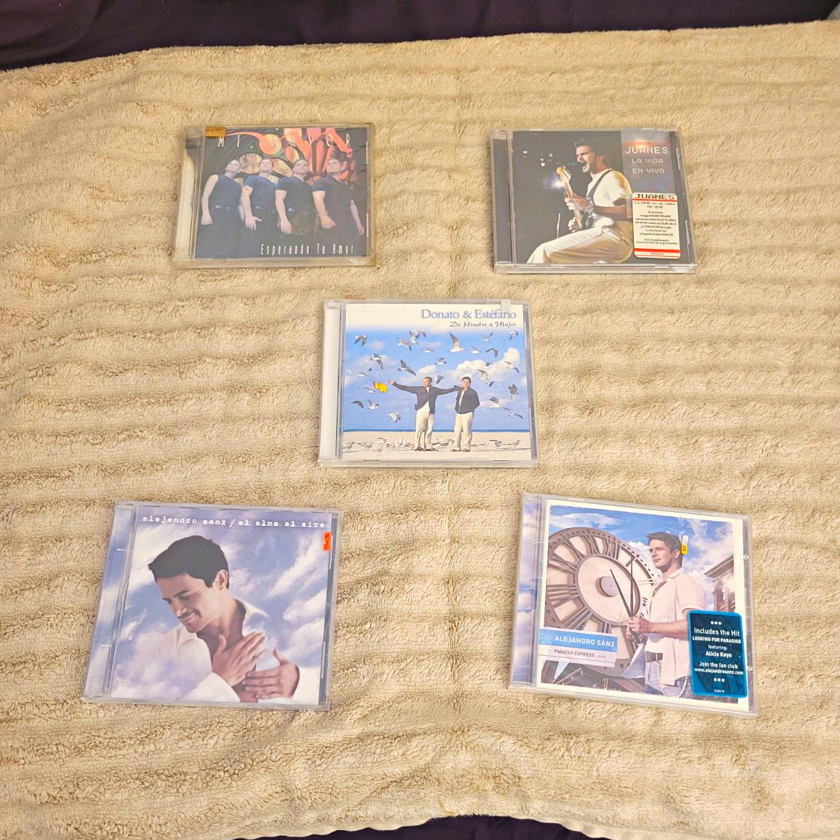 Juanes Lo Dijo En Vivo + Alejandro Sanz/Donato & Estéfano Latin CD Lot (5)