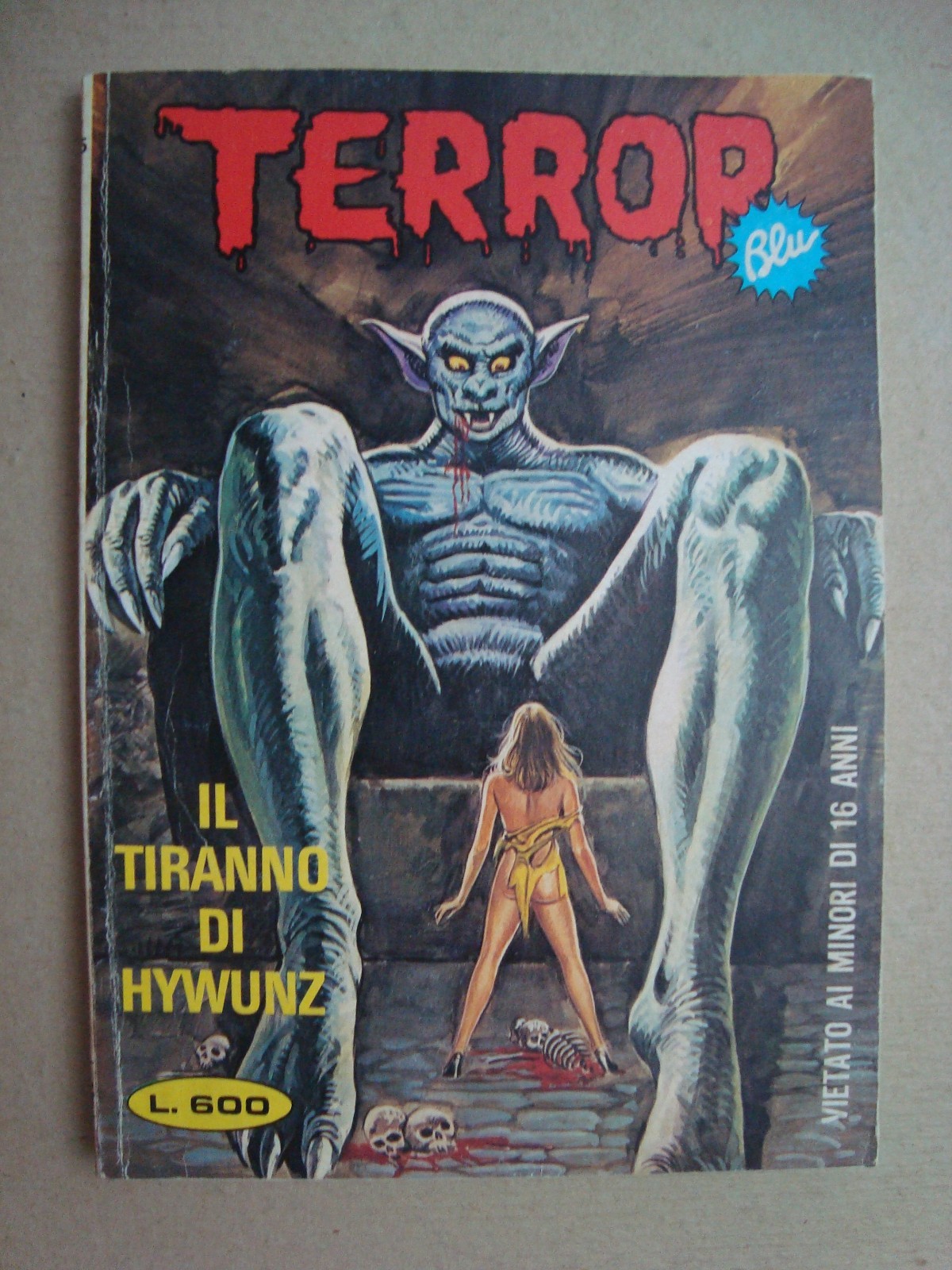 terror blu n°115 ed.ediperiodici 1981