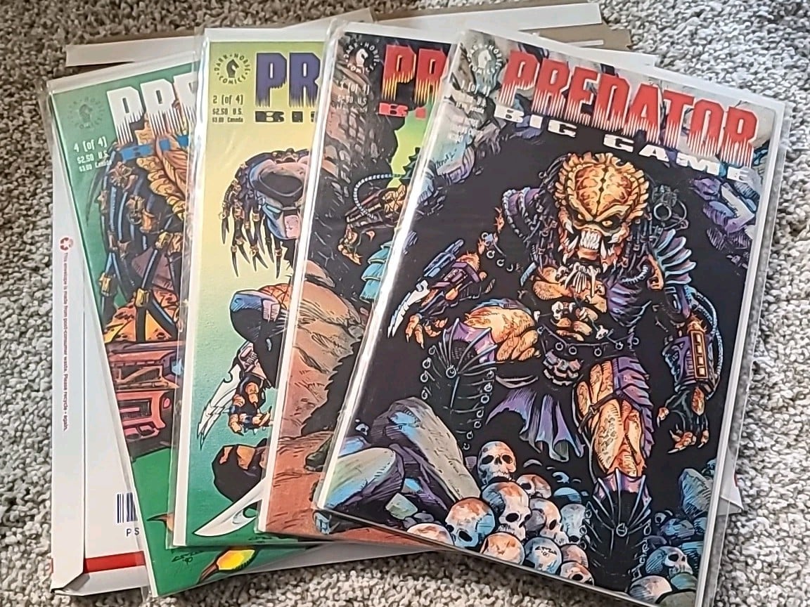 Predator: Big Game #1-4 Set Completo - Dark Horse Comics - Non Letto, Insaccato e...