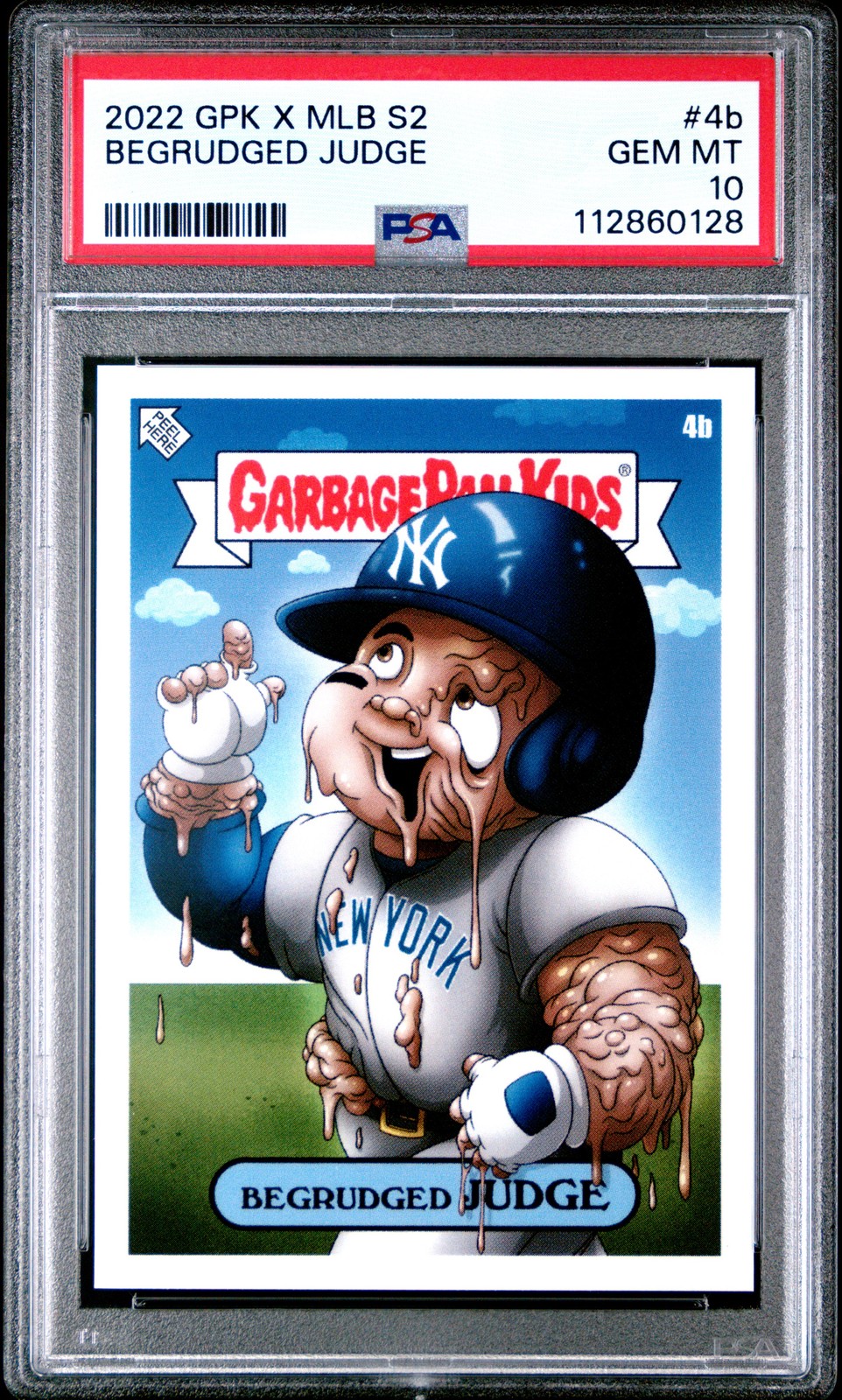 TOPPS GARBAGE PAIL KIDS GPK X MLB SERIES 2 ALEX PARDEE BEGRUDGED JUDGE PSA 10