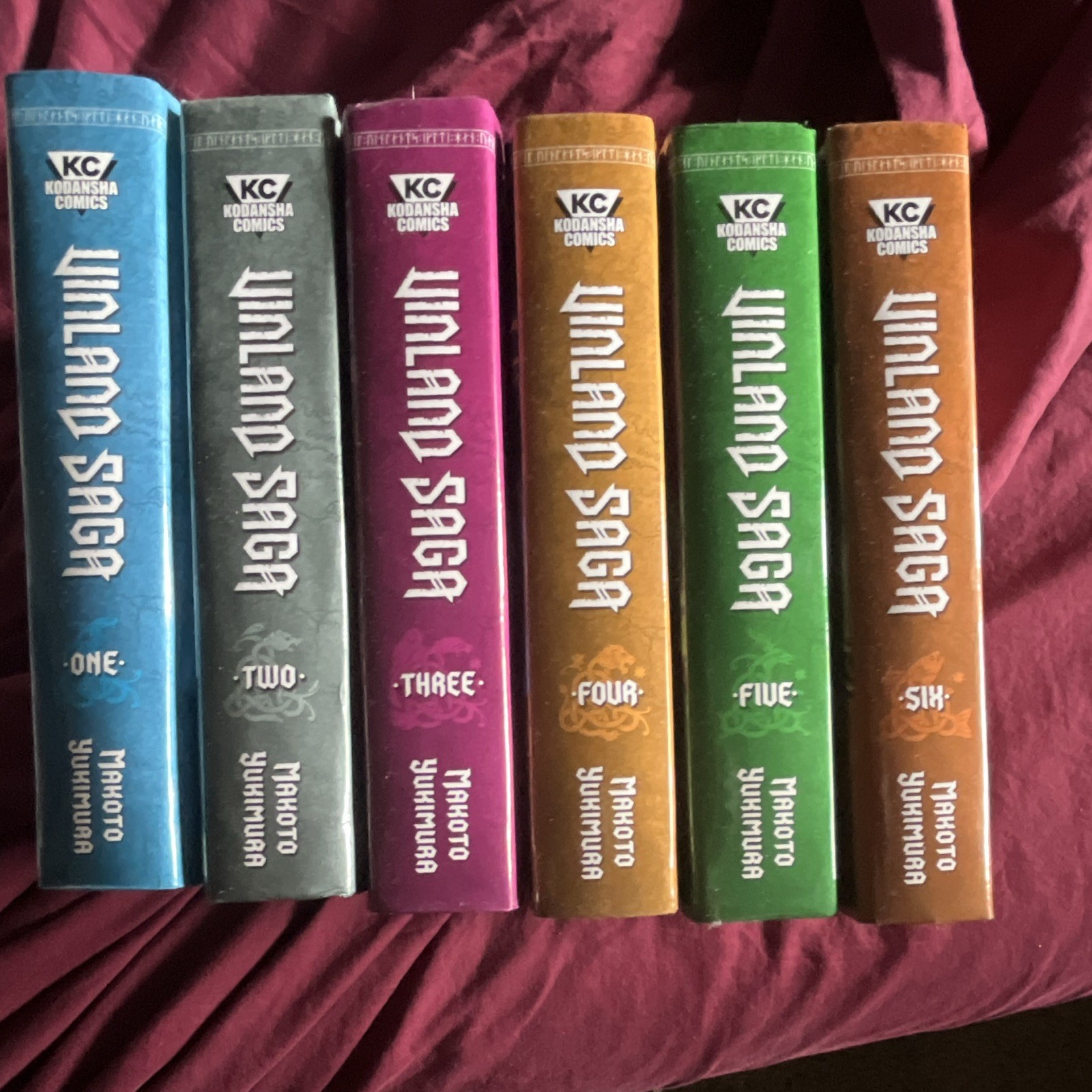 Vinland Saga Manga Vol 1-6 Set/Lotto Inglese Kodansha Comics Makoto Yukimura