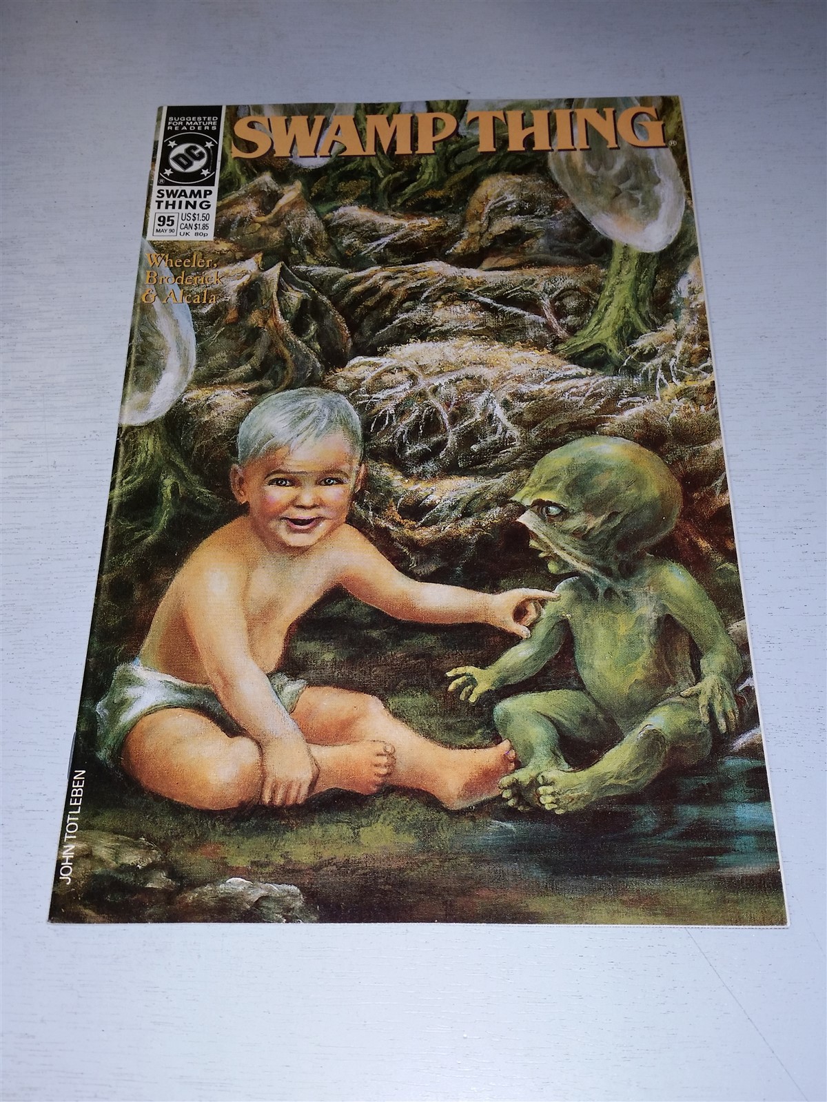 SWAMP THING #95 VF (8.0 OR BETTER) MAY 1990 DC COMICS