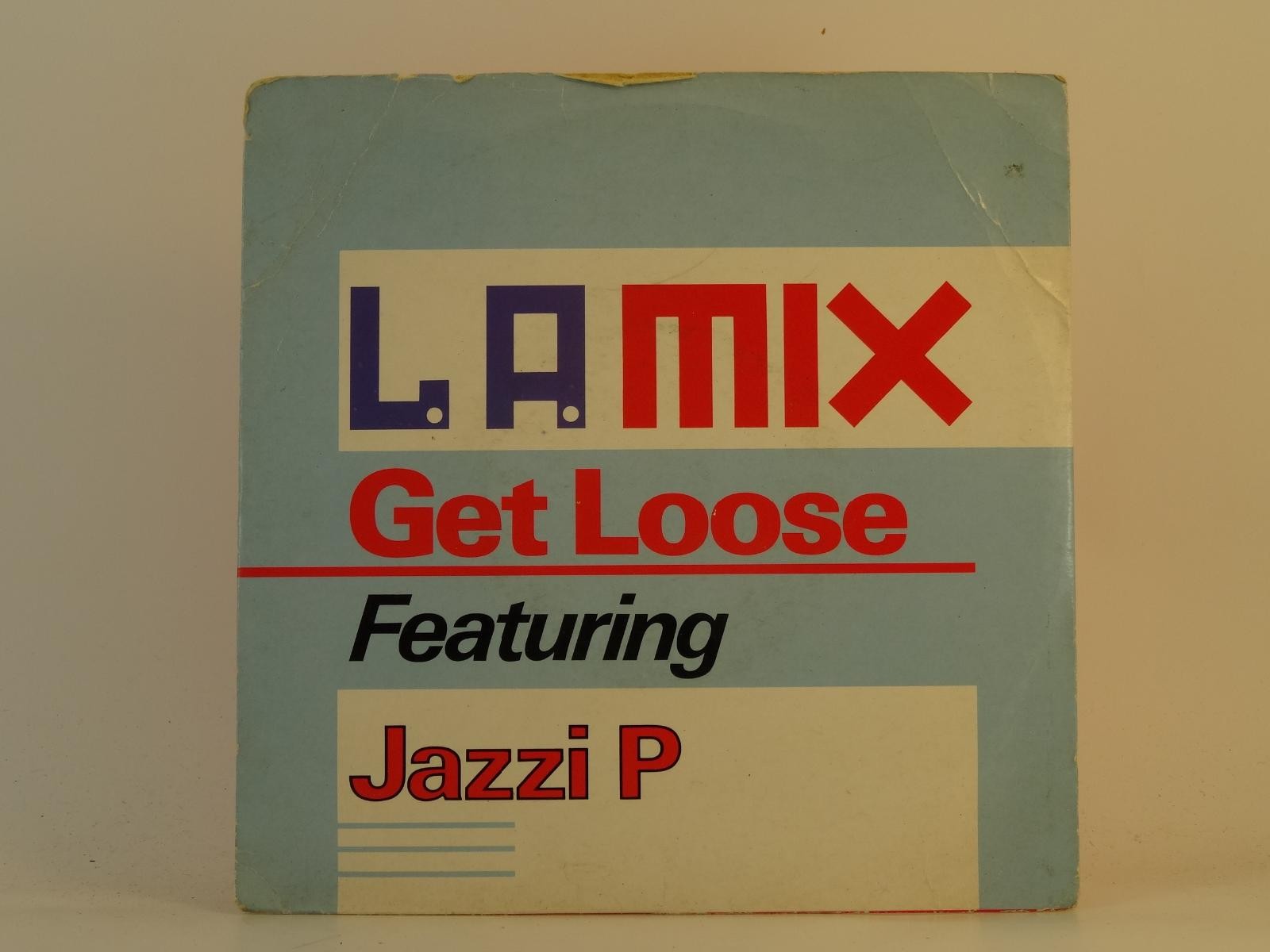 L.A. MIX FT JAZZI P GET LOOSE (54) 2 Track 7" Single plus Picture Sleeve A&M REC