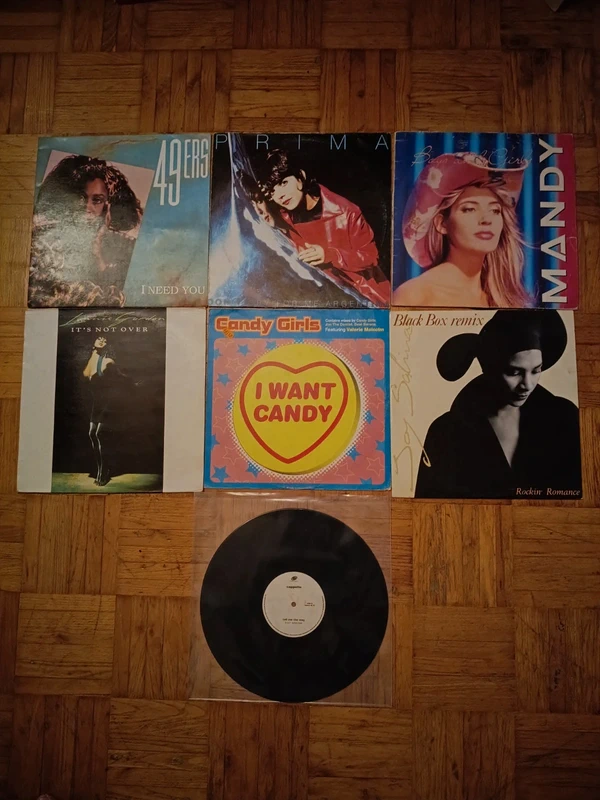 Pack Eurodance 90's.    7 vinilos.