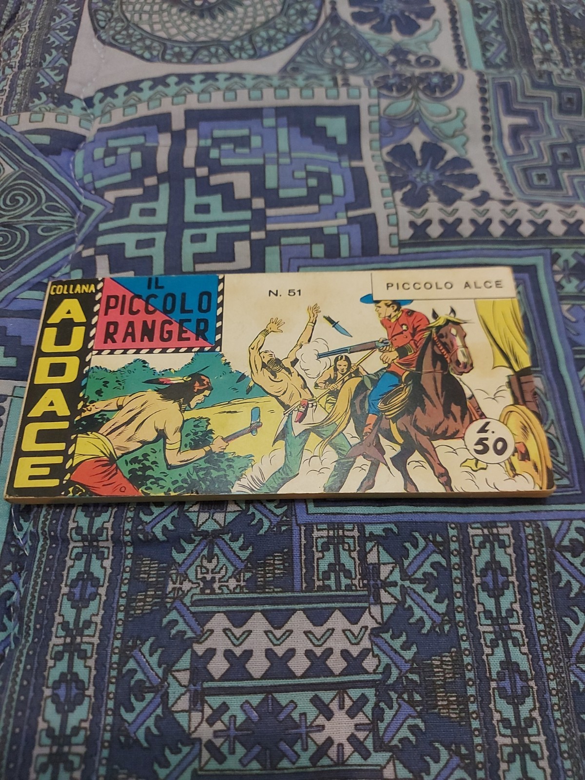 Piccolo ranger striscia settima serie n. 51  di busta