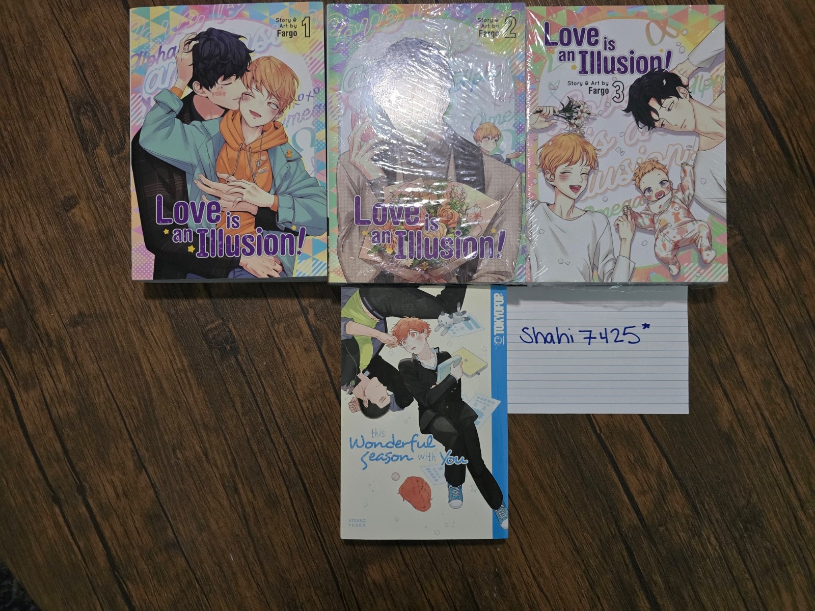 BL/Yaoi manwha e manga "L'amore è un'illusione!" & "La meravigliosa stagione con te"