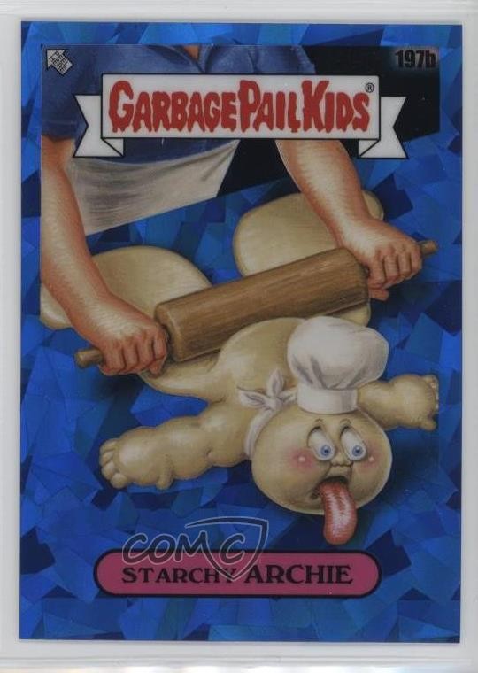 2022 Topps Chrome Sapphire Garbage Pail Kids Starchy Archie #197B 1md
