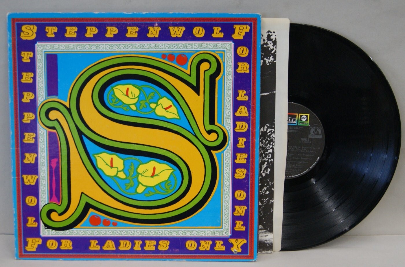 STEPPENWOLF "FOR LADIES ONLY" 1971 LP. "Ride With Me" w/poster, VG+/EX, R-0919