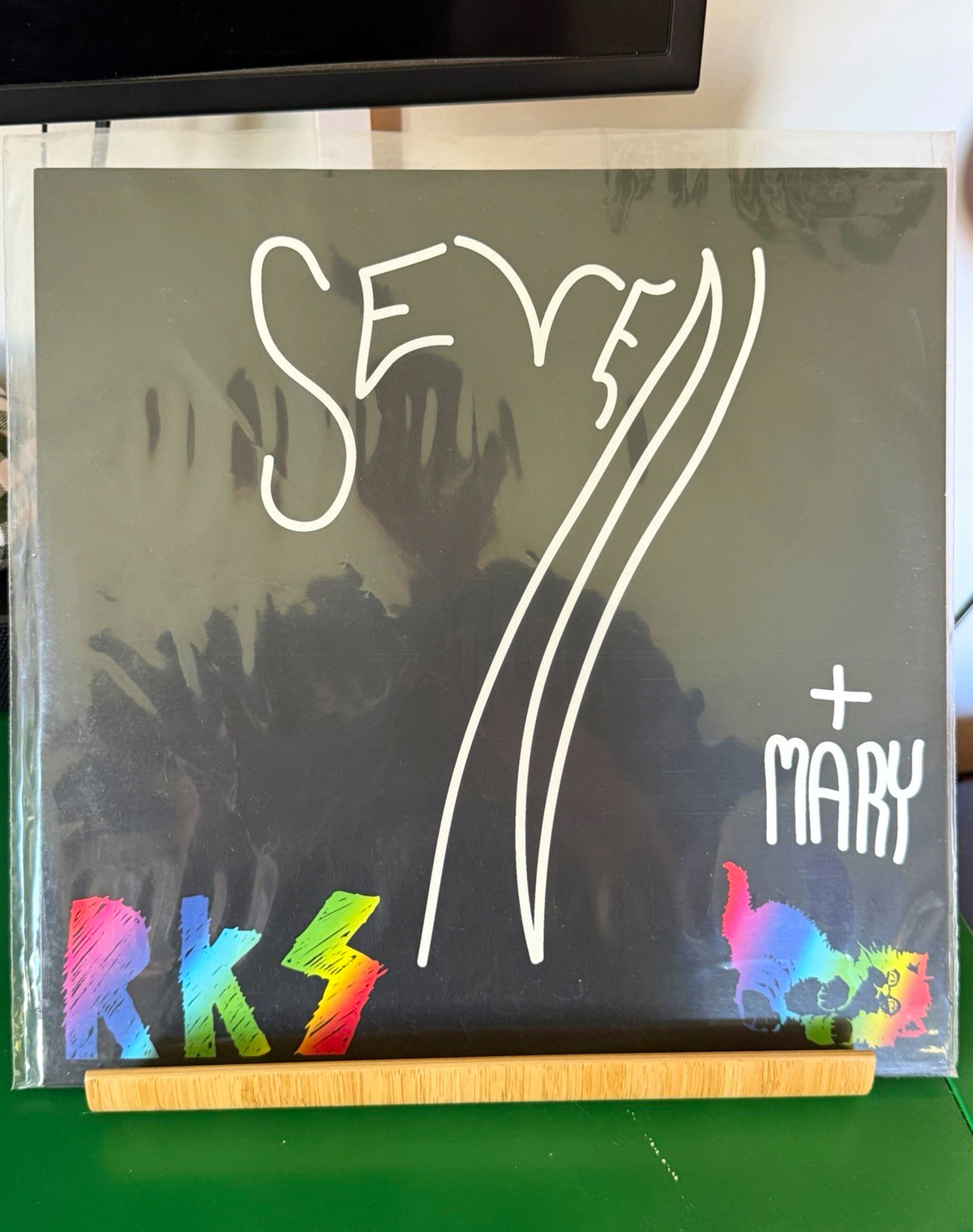 RKS Seven + Mary 12" LP White Colored Vinyl Record Cardboard Sleeve