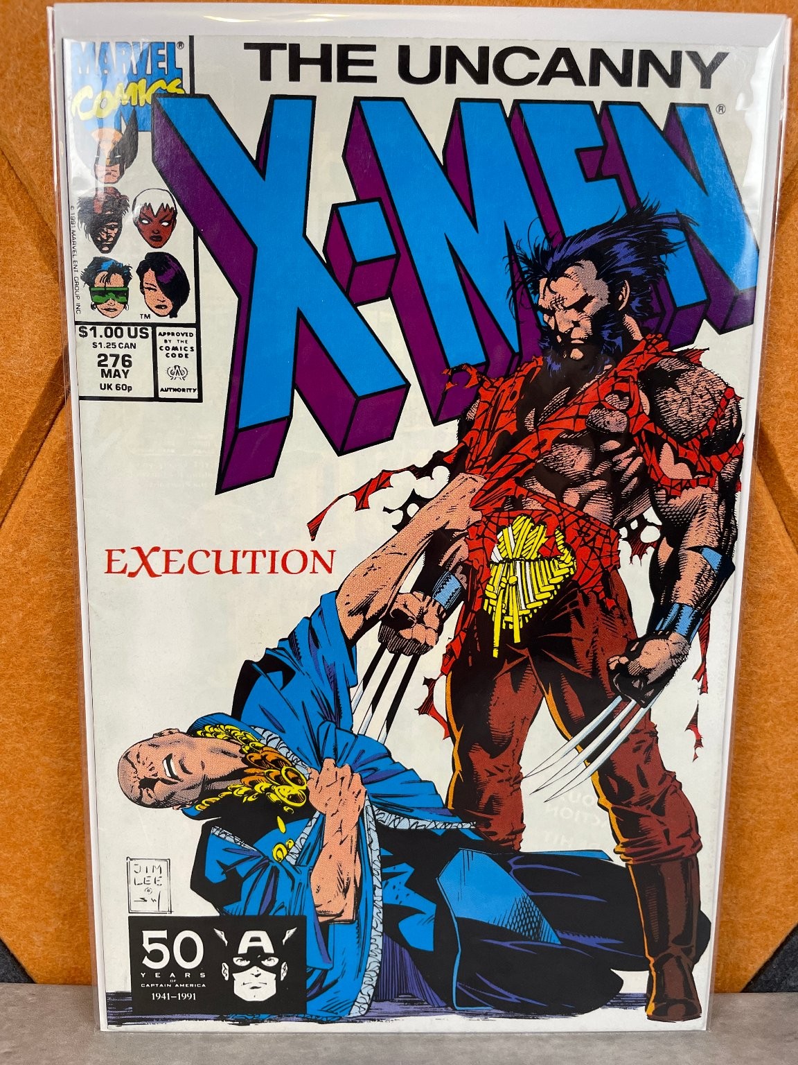 The Uncanny X-Men #276 Marvel Jim Lee Wolverine 1991 fumetto