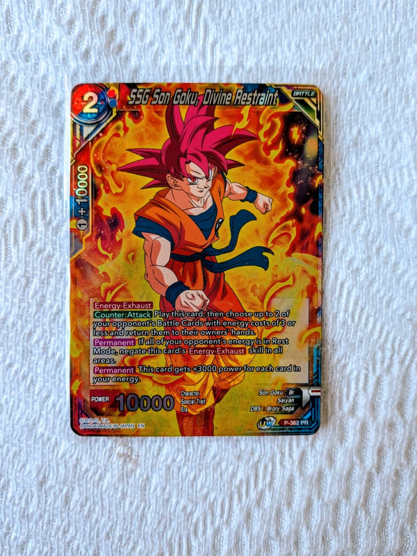 Carta Dragon Ball Super Game - SSG Goku PR (P-362)