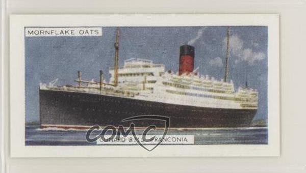 1957 Fiocco di Mattina Avena The Cunard Line Food Issue Cunard RMS Franconia #5 z6d