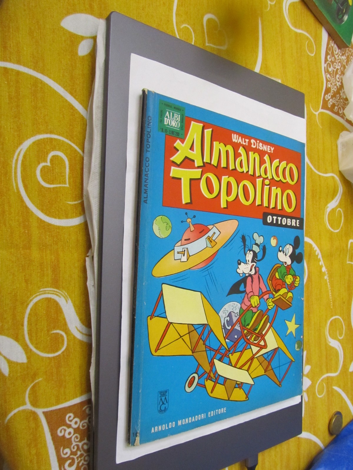 ALMANACCO TOPOLINO N. 10- ANNO 1963 - COMPLETO DI FIGURINE