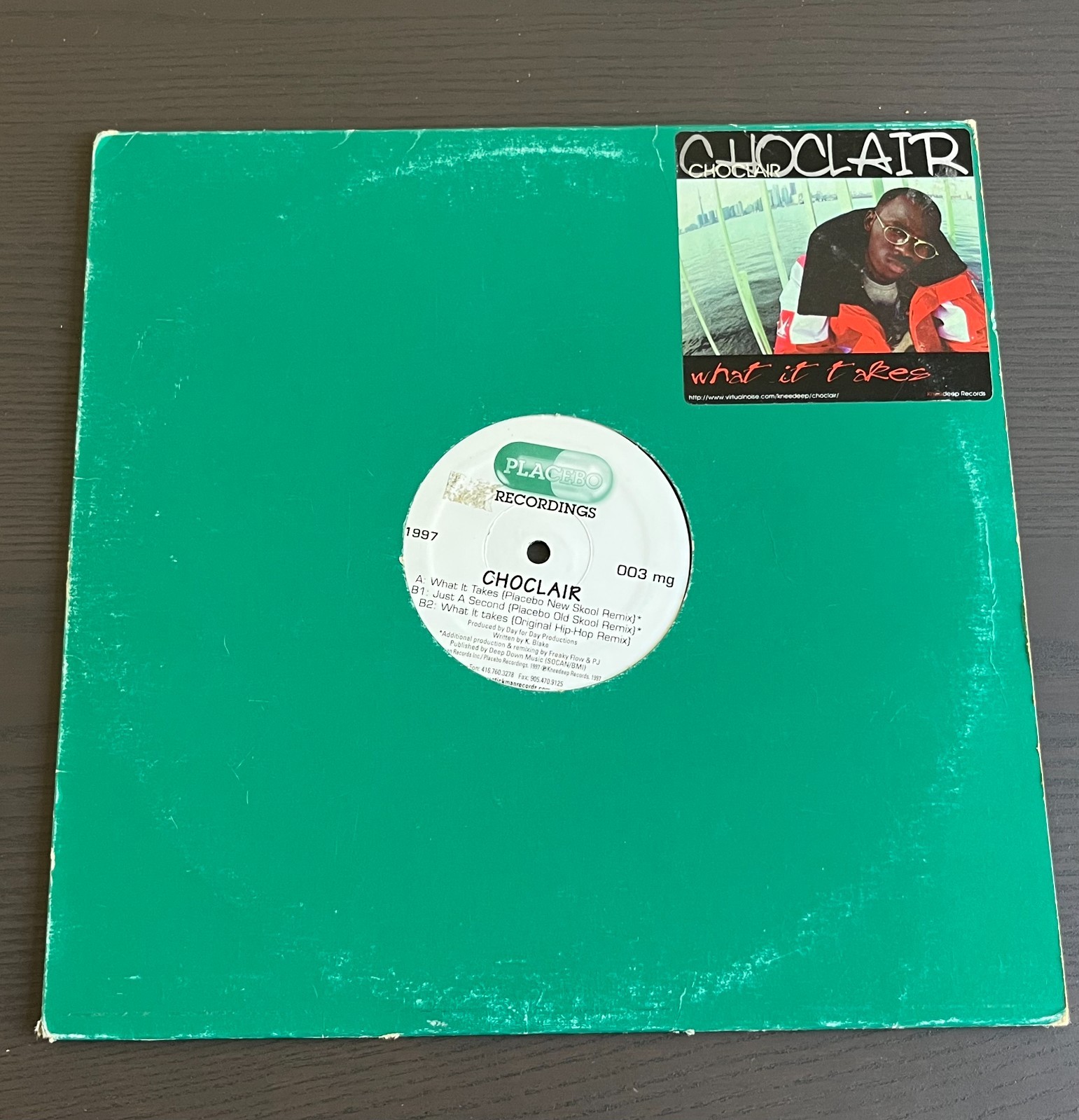 Choclair – What It Takes - The Official Remixes (12" Vinyl) 003 mg LIKE NEW!
