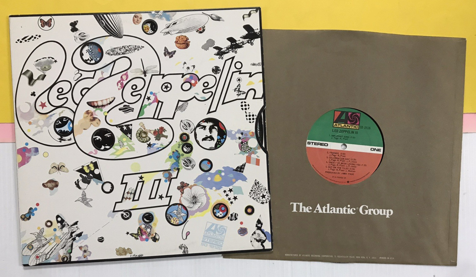 LED ZEPPELIN Led Zeppelin III 1977 LP Specialty Records Pressing Vinile 33 RPM