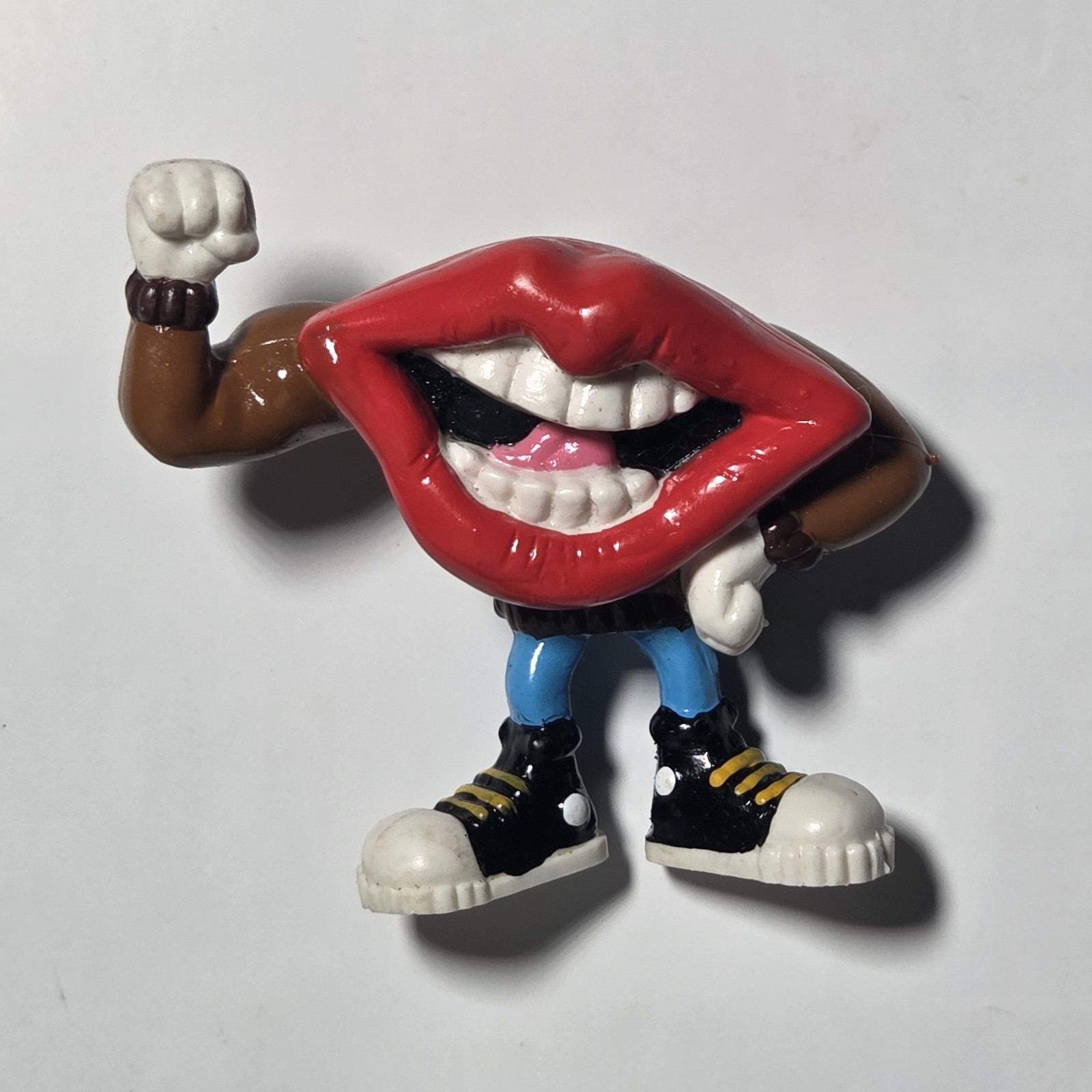 Vintage California Uvetta Grande Bocca Testa Tang Flexing Figura Da Applausi 👀