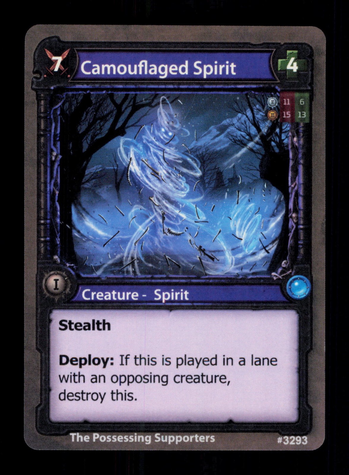 Carta collezionabile Mimetica Spirit Brown Solforge Fusion Spirit TC