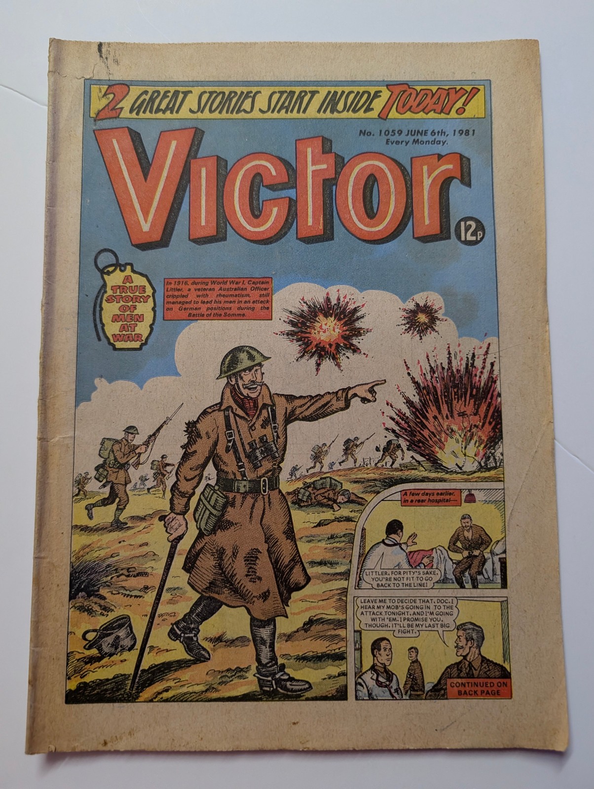 The Victor Comic, No 1059, June 6th 1981.