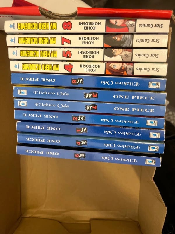lotto 11 manga one piece-my hero academia
