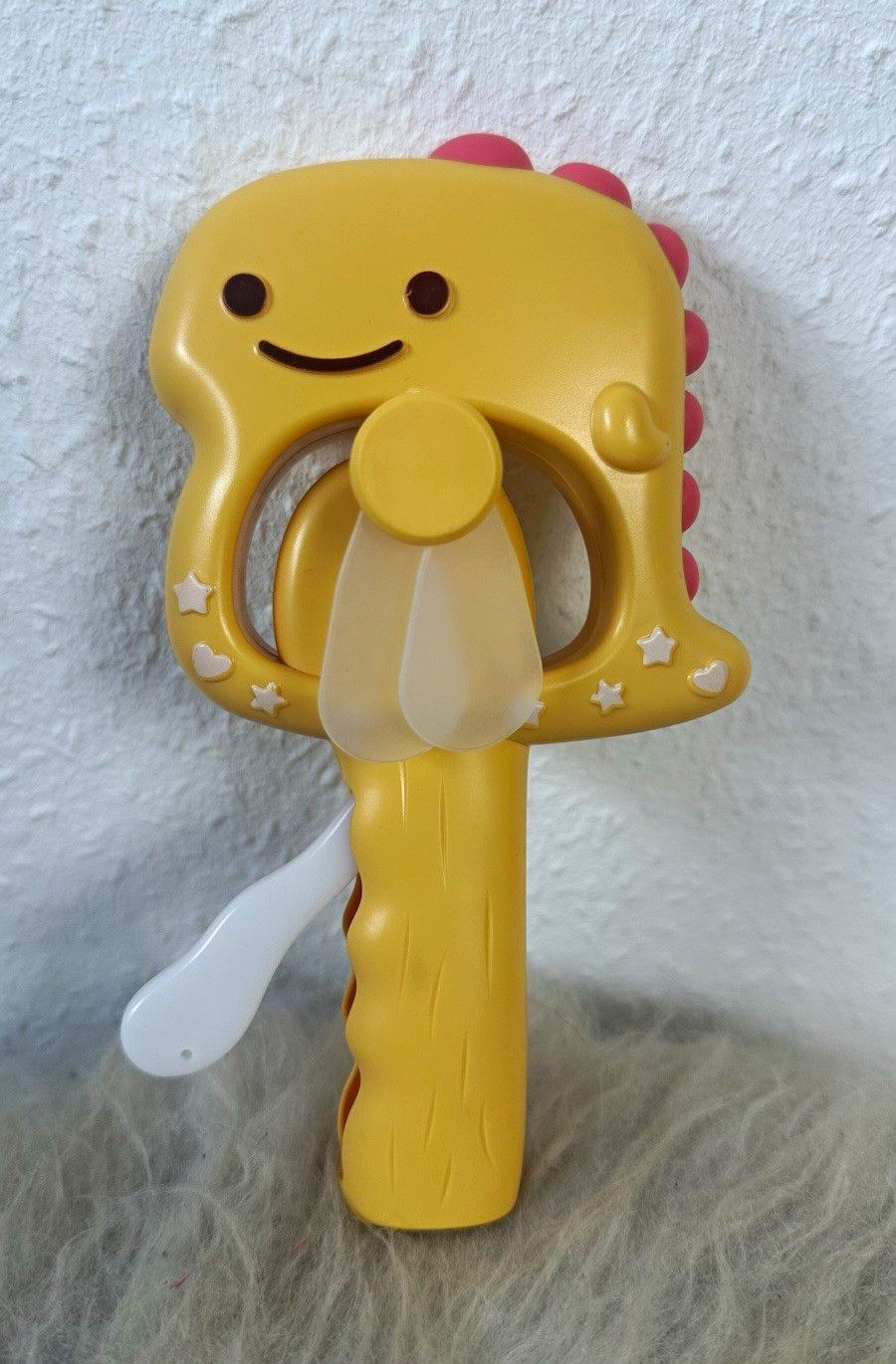 Ventilatore manuale dinosauro giallo estivo cosplay kawaii fan
