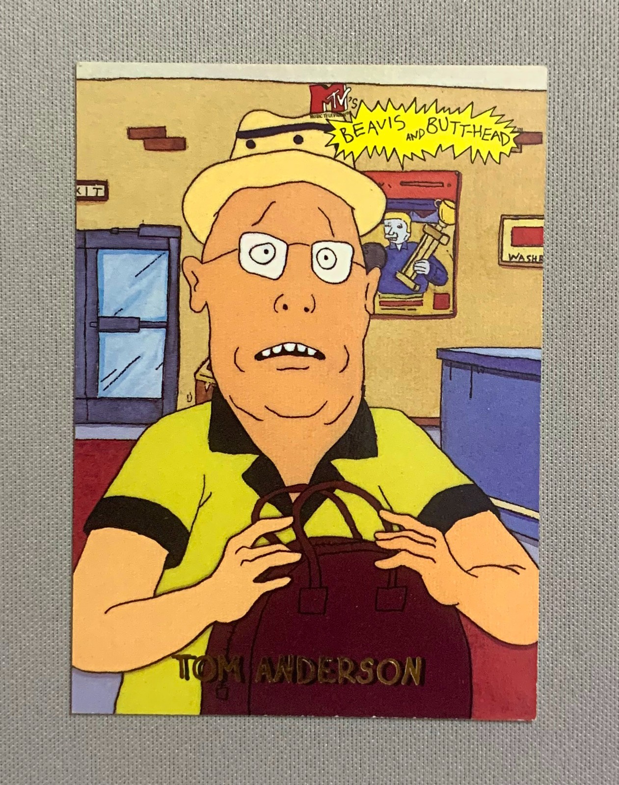 Carta collezionabile Fleer Ultra MTV Beavis & Butt-Head 1994: Tom Anderson 9569 (VG-EX)
