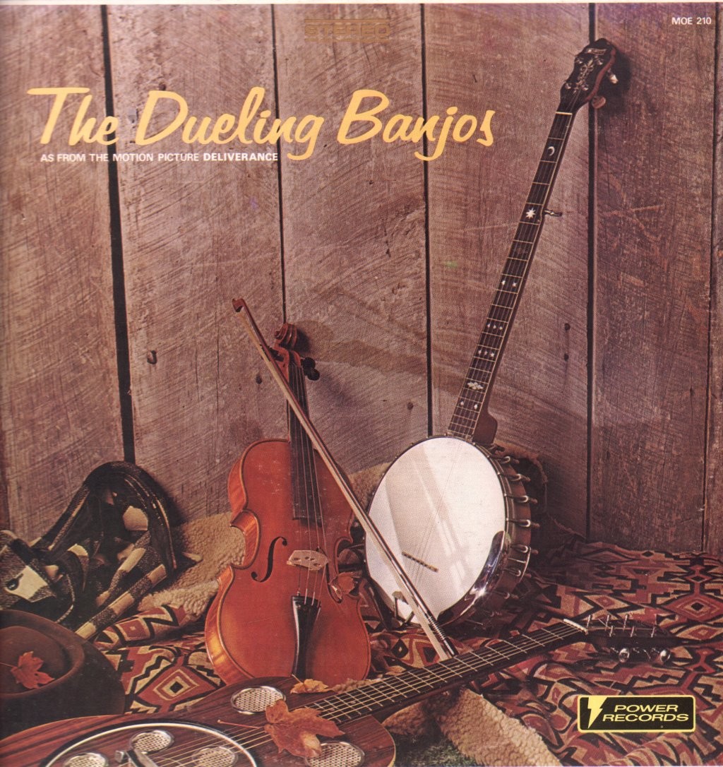 Curtis McPeake Duelling Banjos LP vinyl USA Power blue labels issue LP POWMOE210