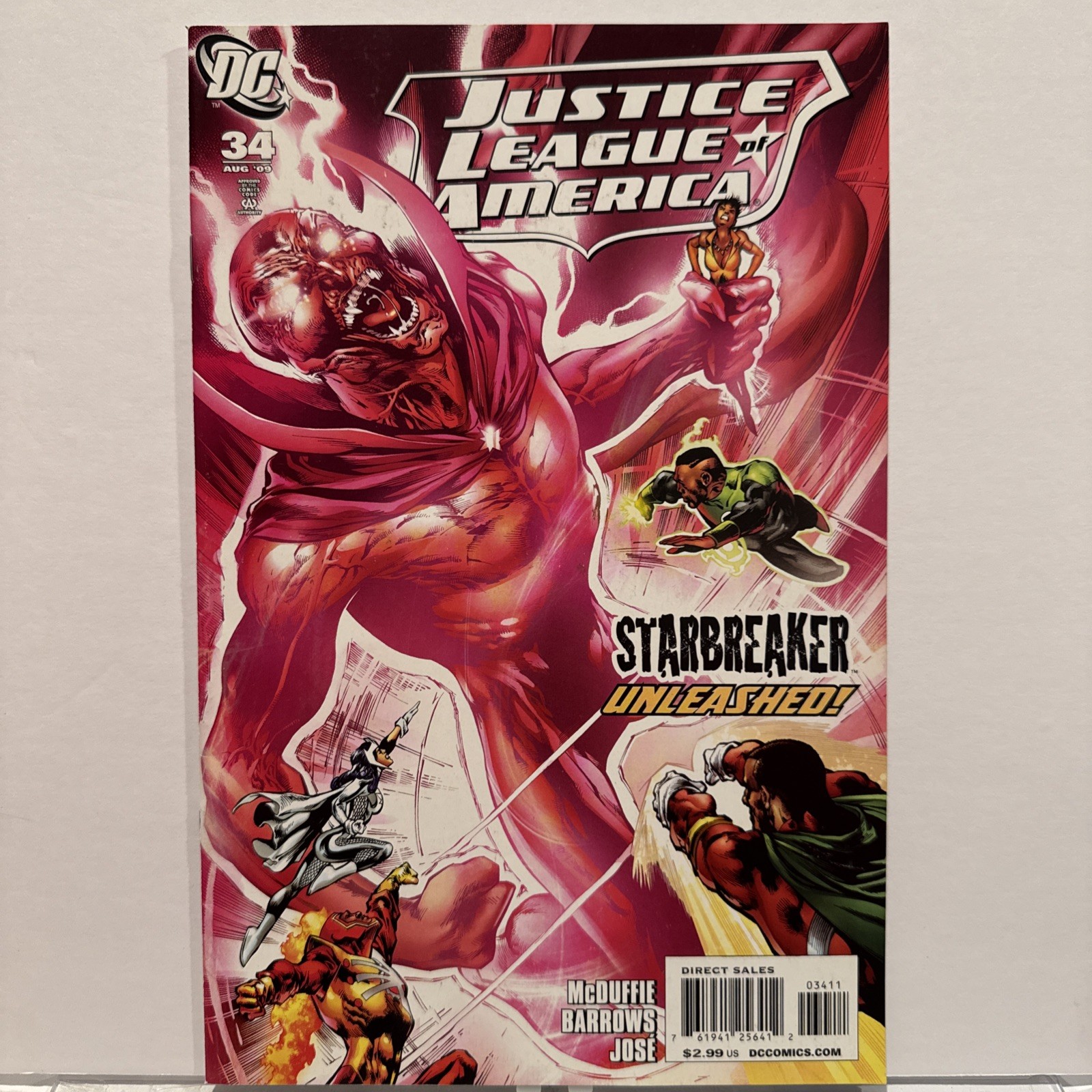 Justice League of America #34 DC Comic Books Starbreaker scatenato!