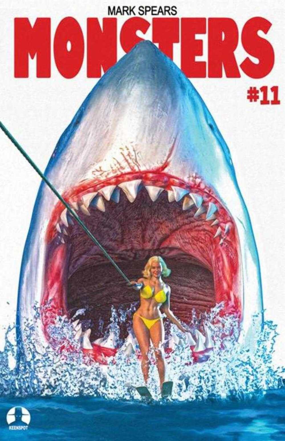 Mark Spears Monsters #11 Cover C Mark Spears Shark Week Jaws 2 variante omaggio