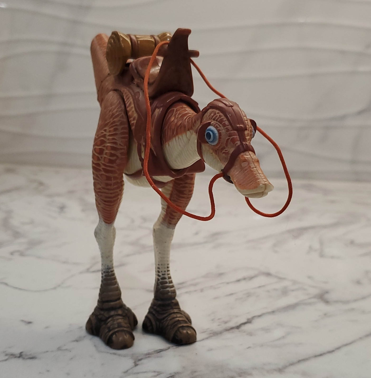 Hasbro Star Wars Kaadu action figure vintage 1999 marrone/abbronzatura con sella e redini