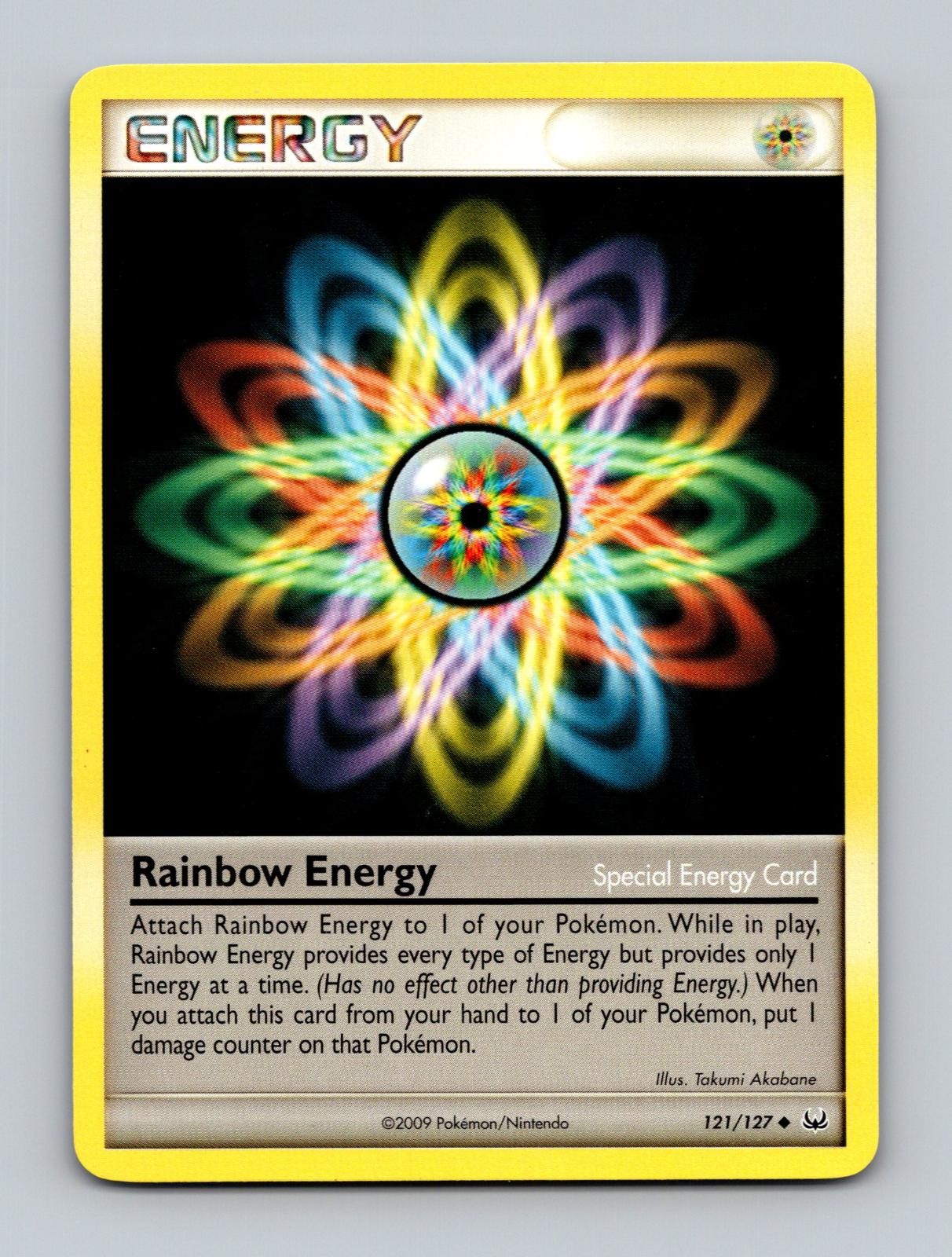 Energia Arcobaleno 121/127 Pokemon Platino Non Comune Giocato Moderatamente