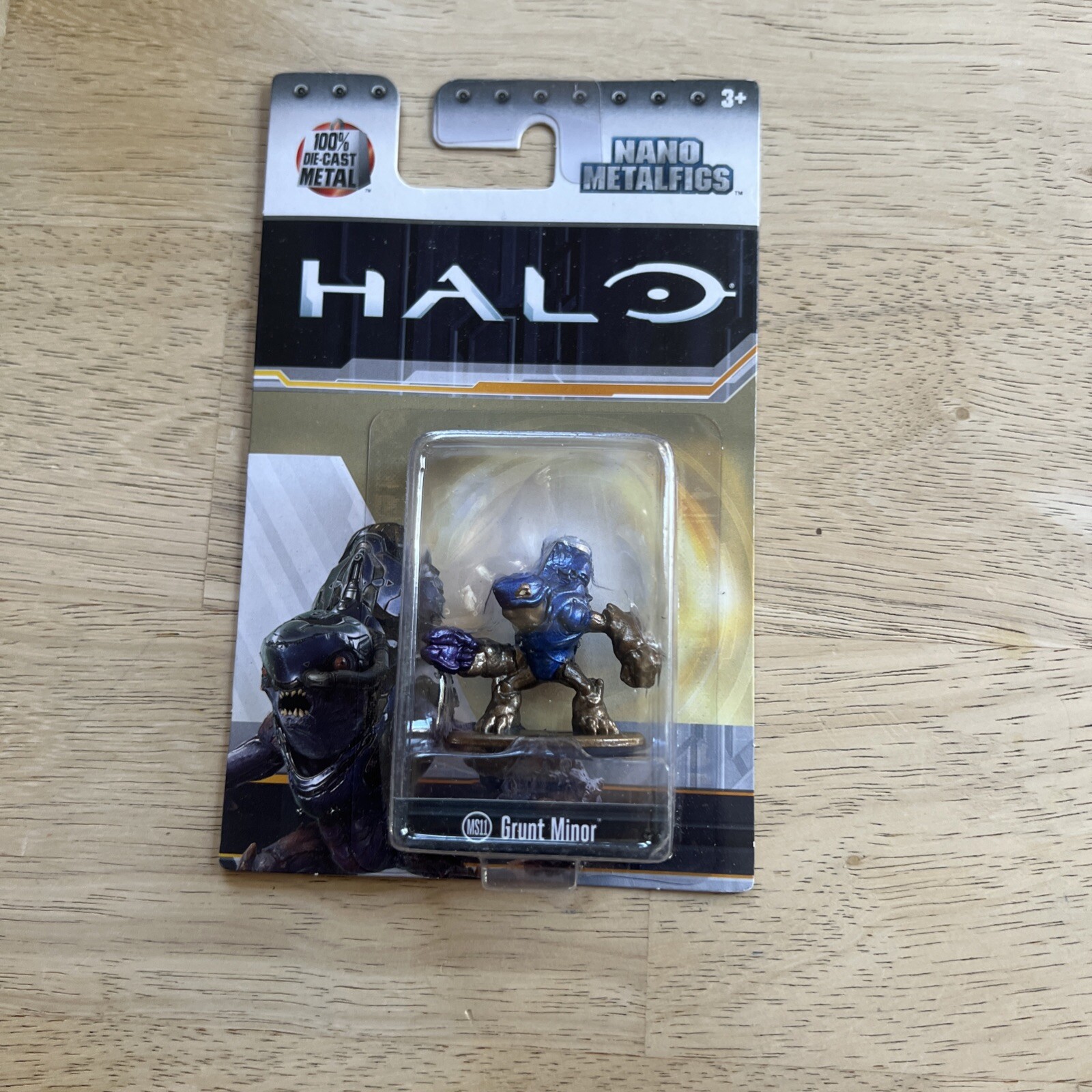 HALO NANO METALFIGS - Figurina da collezione Grunt Minor DieCast Metal nuova con scatola